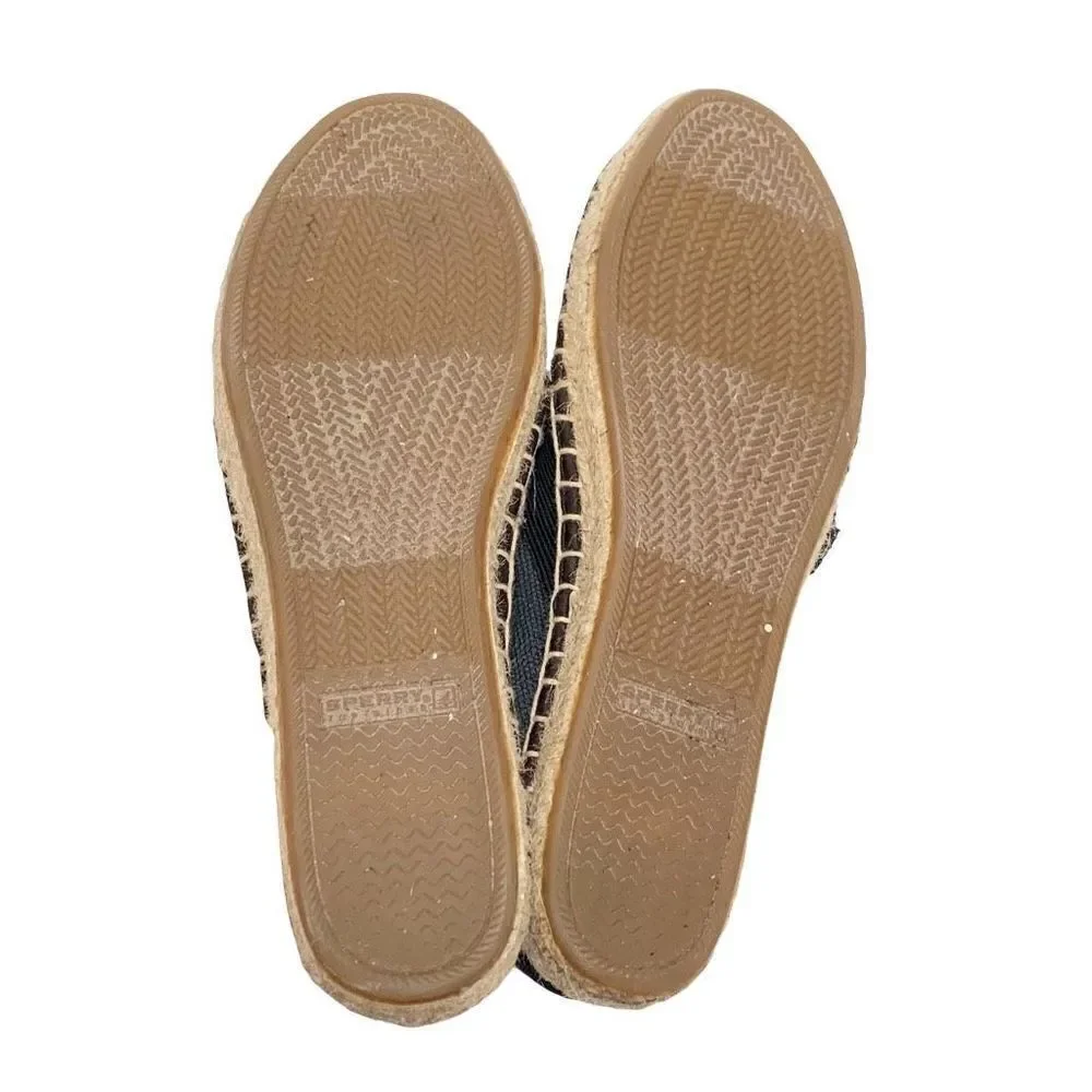 Sperry Top-Sider Women's Katama Cape Ballet Flat in Black/White Tribal Print 6.5